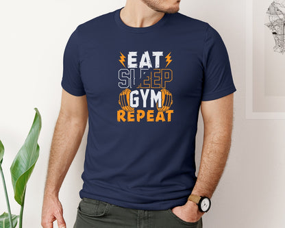 brand:Bella Canvas|color:Navy|Best Selling Gym Fitness T Shirt 06 Graphic T-Shirt