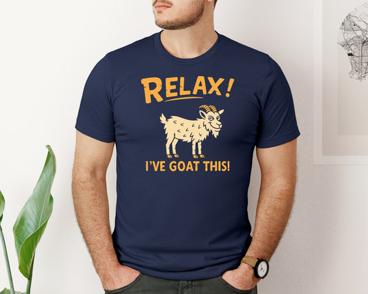 Relax Ive Goat This Mischievous Animal Graphic T-Shirt