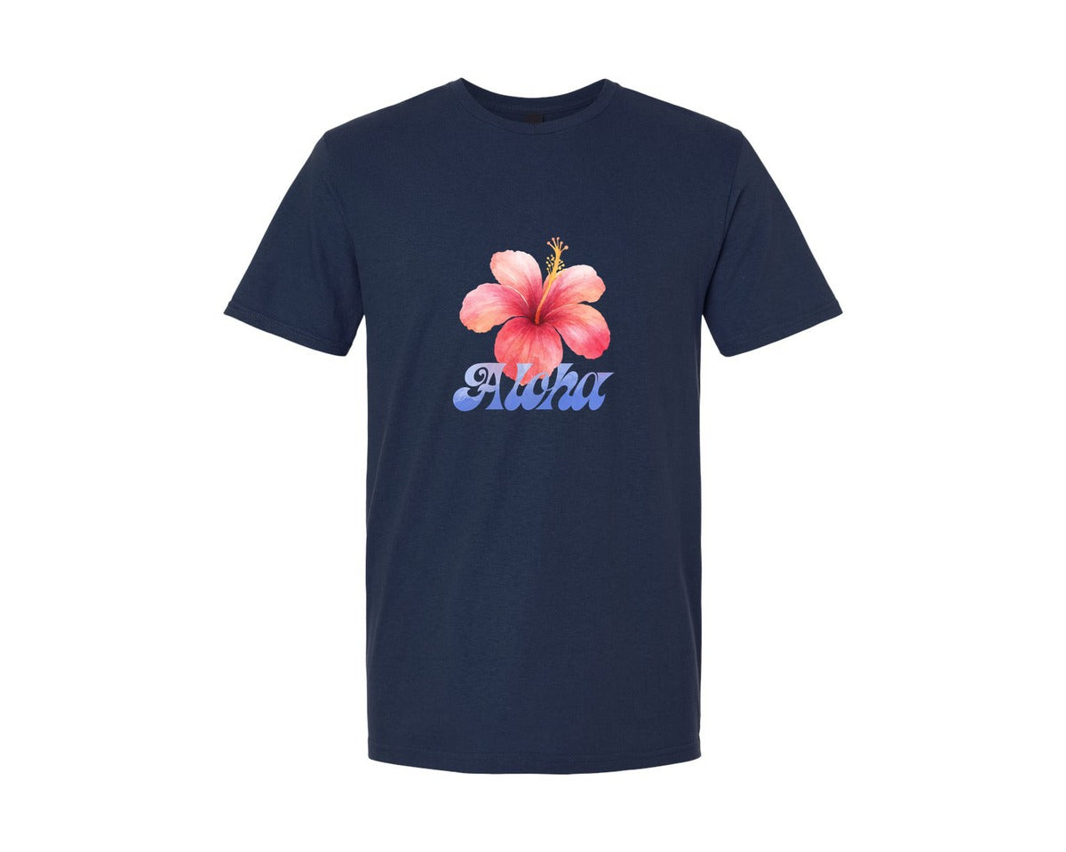 brand:Generic|color:Navy|Vintage Coastal Graphic T-Shirt