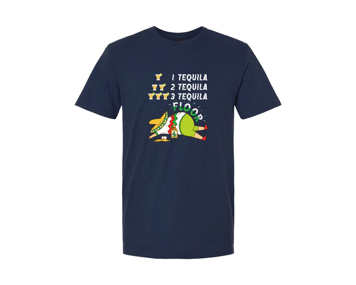 brand:Generic|color:Navy|Tequila Cinco De Mayo T Shirt Graphic T-Shirt