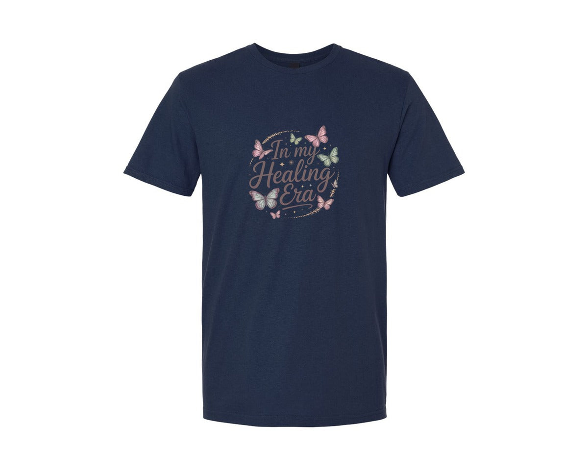 brand:Generic|color:Navy|In My Healing Era Mental Health T Shirt Graphic T-Shirt