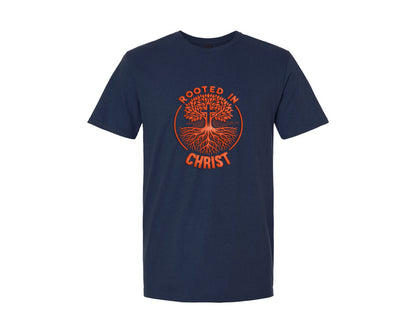 brand:Generic|color:Navy|Jesus Root Faith Jesus Graphic T-Shirt