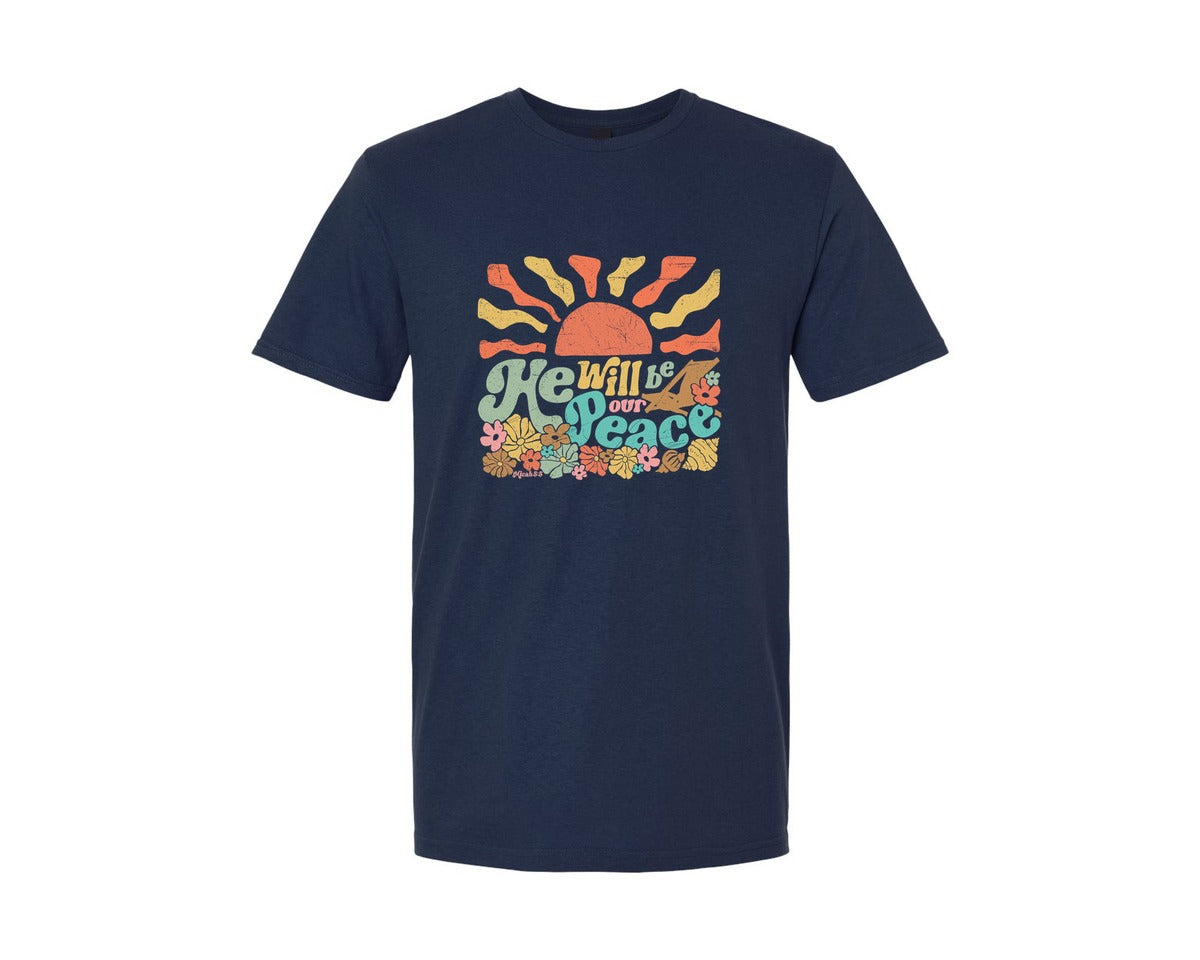 brand:Generic|color:Navy|Christian Beach Summer Graphic T-Shirt