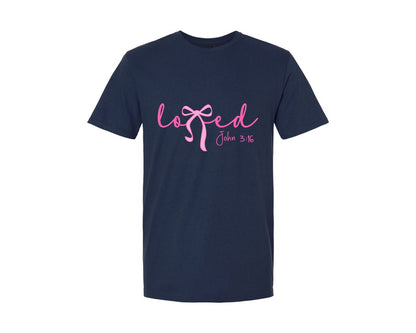 brand:Generic|color:Navy|Loved John 316 Valentine Graphic T-Shirt