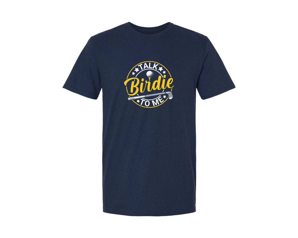 brand:Generic|color:Navy|Talk Birdie To Me Golf T Shirt Graphic T-Shirt