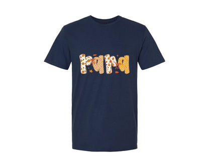 brand:Generic|color:Navy|Preppy Fall Para Coquette Autumn Teacher Graphic T-Shirt
