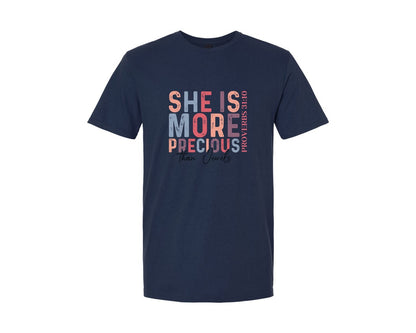 brand:Generic|color:Navy|Christian Quotes Mom Bible Verse Graphic T-Shirt