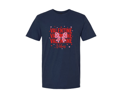 brand:Generic|color:Navy|Coquette Bow Valentine Shirt Graphic T-Shirt