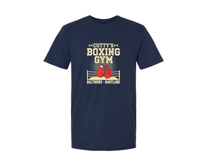 brand:Generic|color:Navy|Cuttys Boxing Gym Baltimore T Shirt Graphic T-Shirt