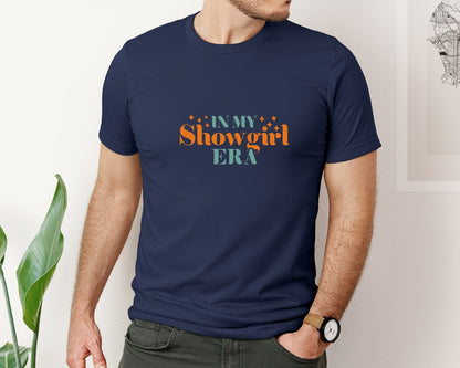 brand:Bella Canvas|color:Navy|In My Showgirl Era Showgirl 7 Graphic T-Shirt