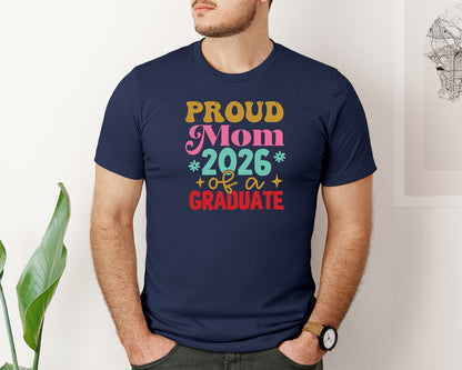brand:Bella Canvas|color:Navy|Graduation T Shirt 3 Graphic T-Shirt