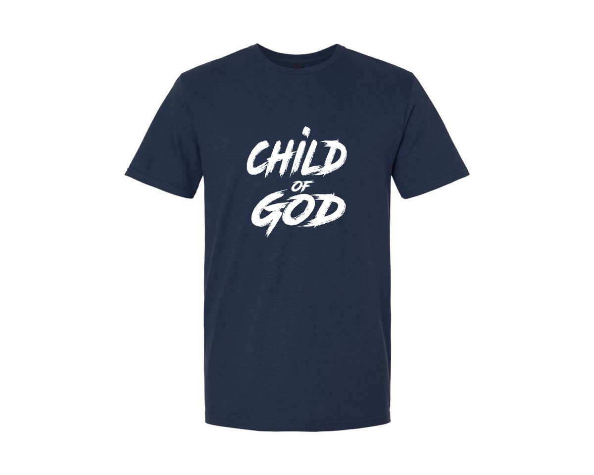 brand:Generic|color:Navy|Child Of God Shirt Design Jesus 2 Graphic T-Shirt