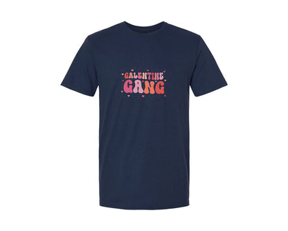 brand:Generic|color:Navy|Galentines Gang Funny Valentines Groovy Graphic T-Shirt
