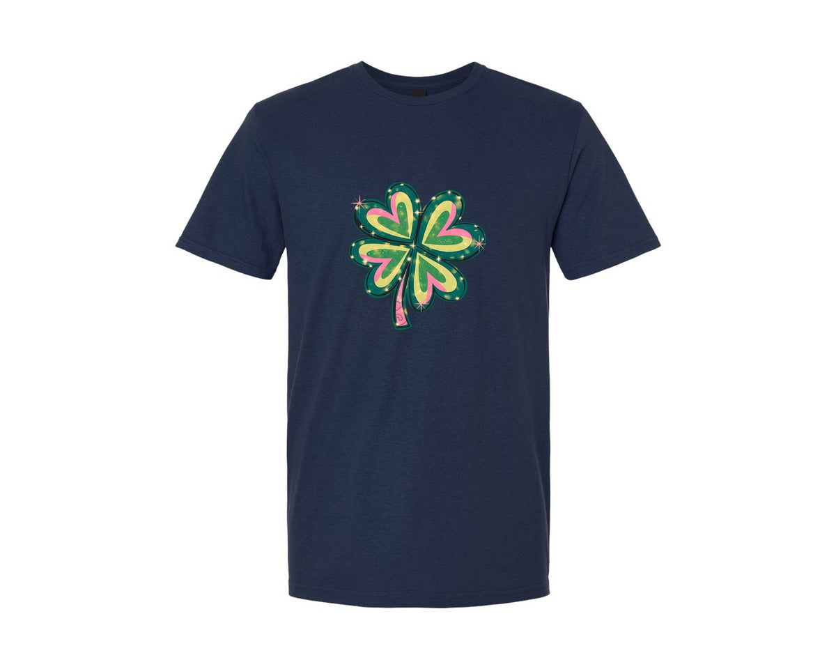 brand:Generic|color:Navy|St Patricks Day Shamrock Shamrock 2 Graphic T-Shirt
