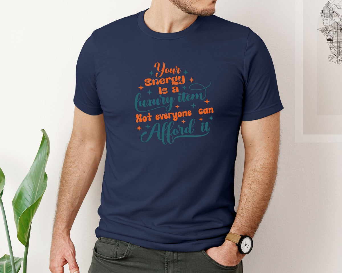 brand:Bella Canvas|color:Navy|Showgirl Party Pngyour Energy Showgirl Graphic T-Shirt