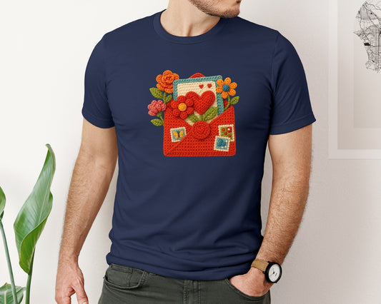 Crochet Valentines Day 5 Graphic T-Shirt