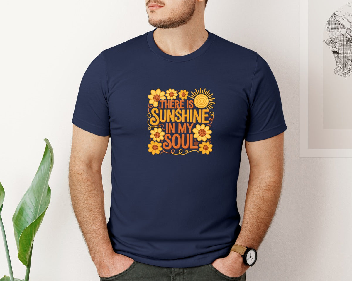 brand:Bella Canvas|color:Navy|Boho Summer Sunshine 5 Graphic T-Shirt