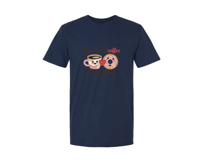 brand:Generic|color:Navy|Coffee To My Donut Funny Valentine 5 Graphic T-Shirt