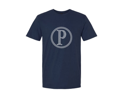 brand:Generic|color:Navy|Letter Rhinestone Template Rhinestone De Graphic T-Shirt