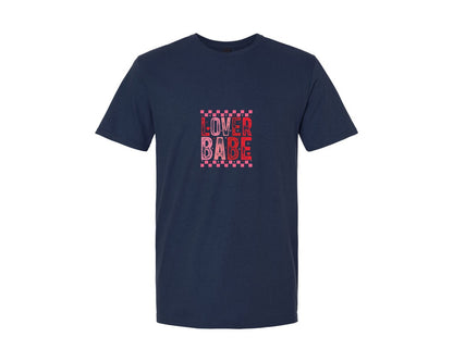 brand:Generic|color:Navy|Love Babe Pnghappy Valentines Day Graphic T-Shirt