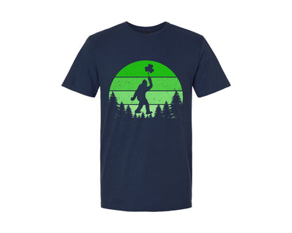 brand:Generic|color:Navy|Bigfoot Sasquatch Irish T Shirt Graphic T-Shirt