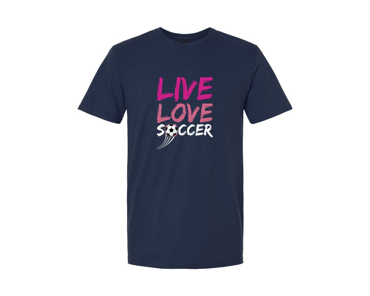 brand:Generic|color:Navy|Threadrock Little Soccer T Shirt Graphic T-Shirt