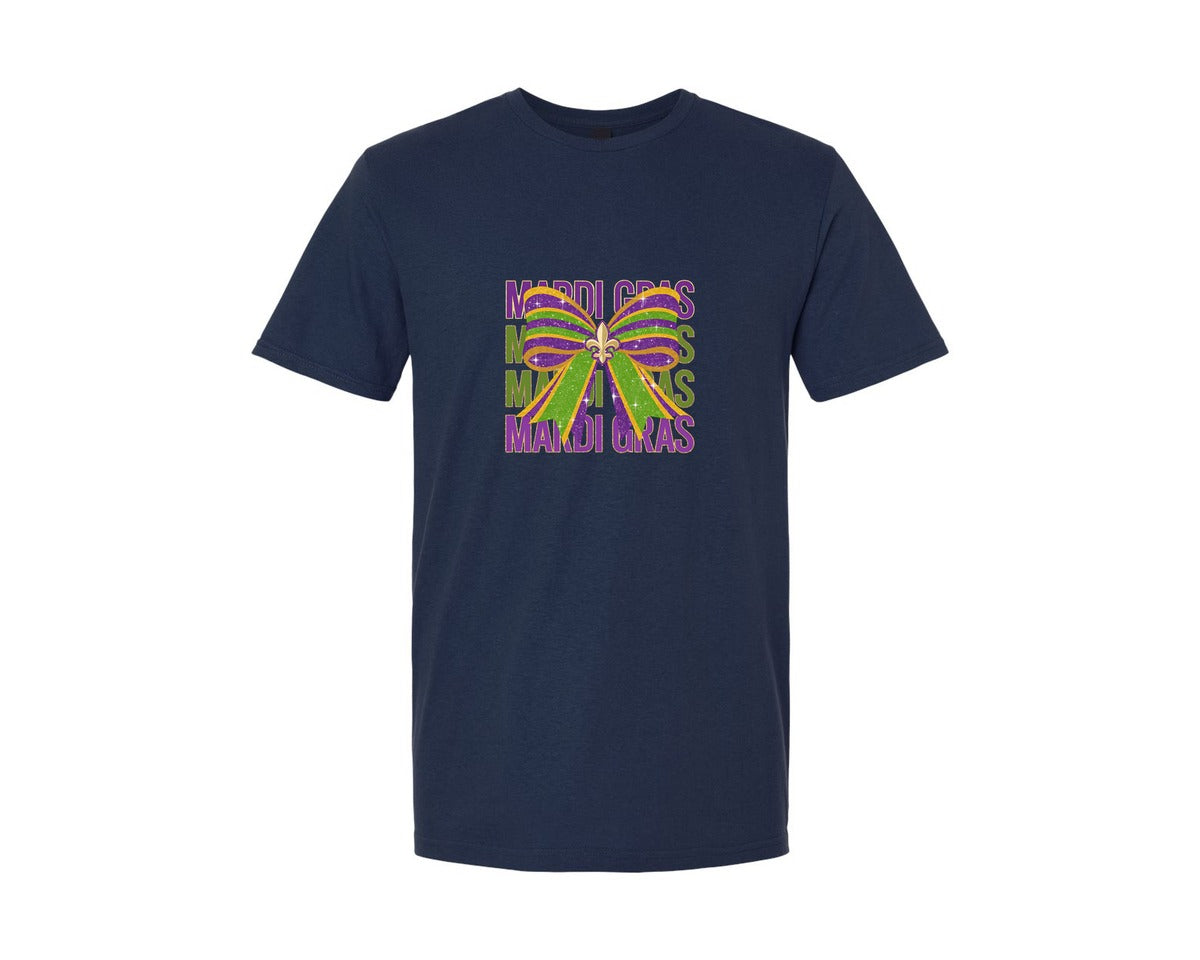 brand:Generic|color:Navy|Mardi Gras 10 Graphic T-Shirt