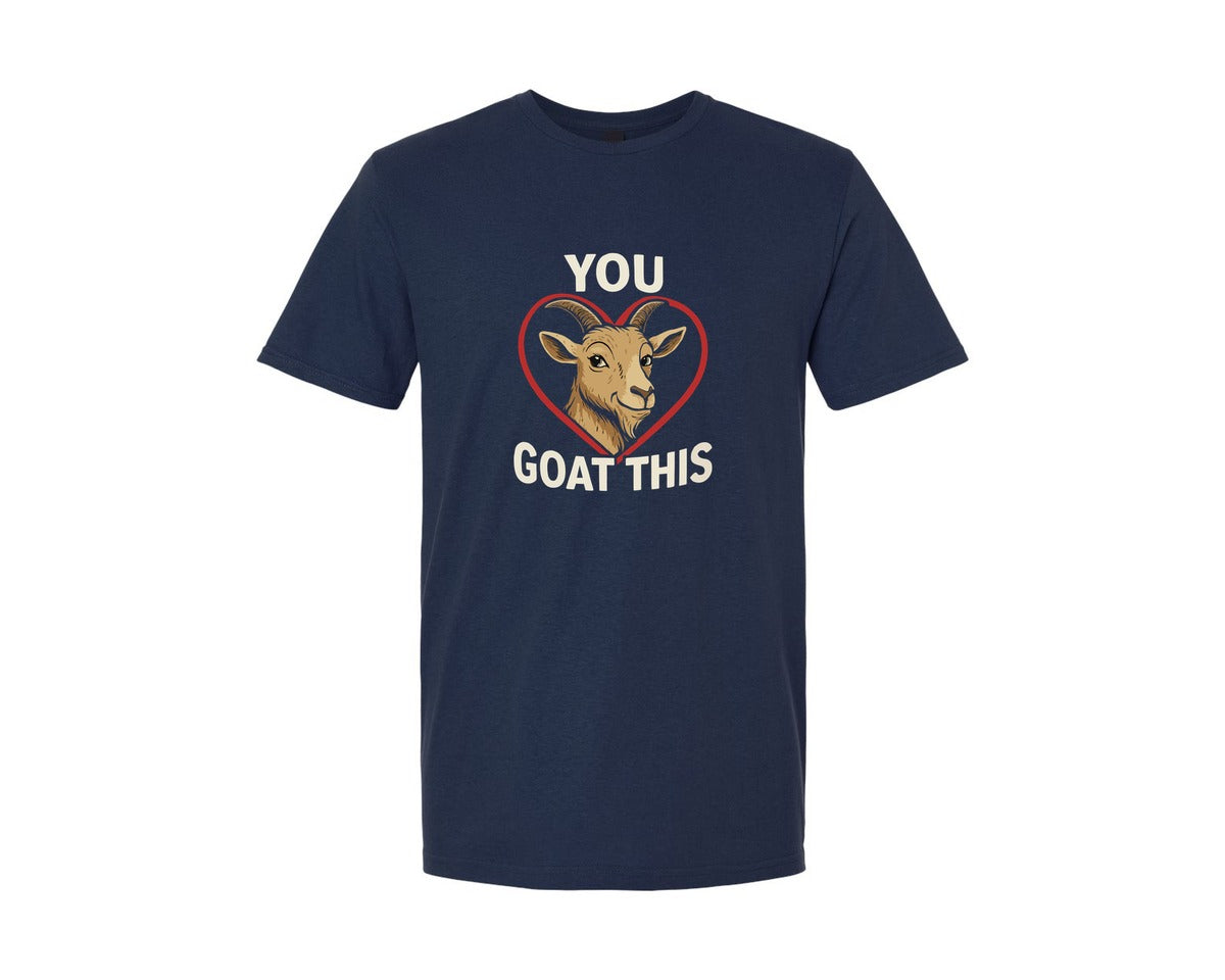 brand:Generic|color:Navy|This Cute Inspirational Goat T Shirt Graphic T-Shirt
