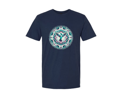brand:Generic|color:Navy|Animal Mandala Round Tshirt 7 Graphic T-Shirt