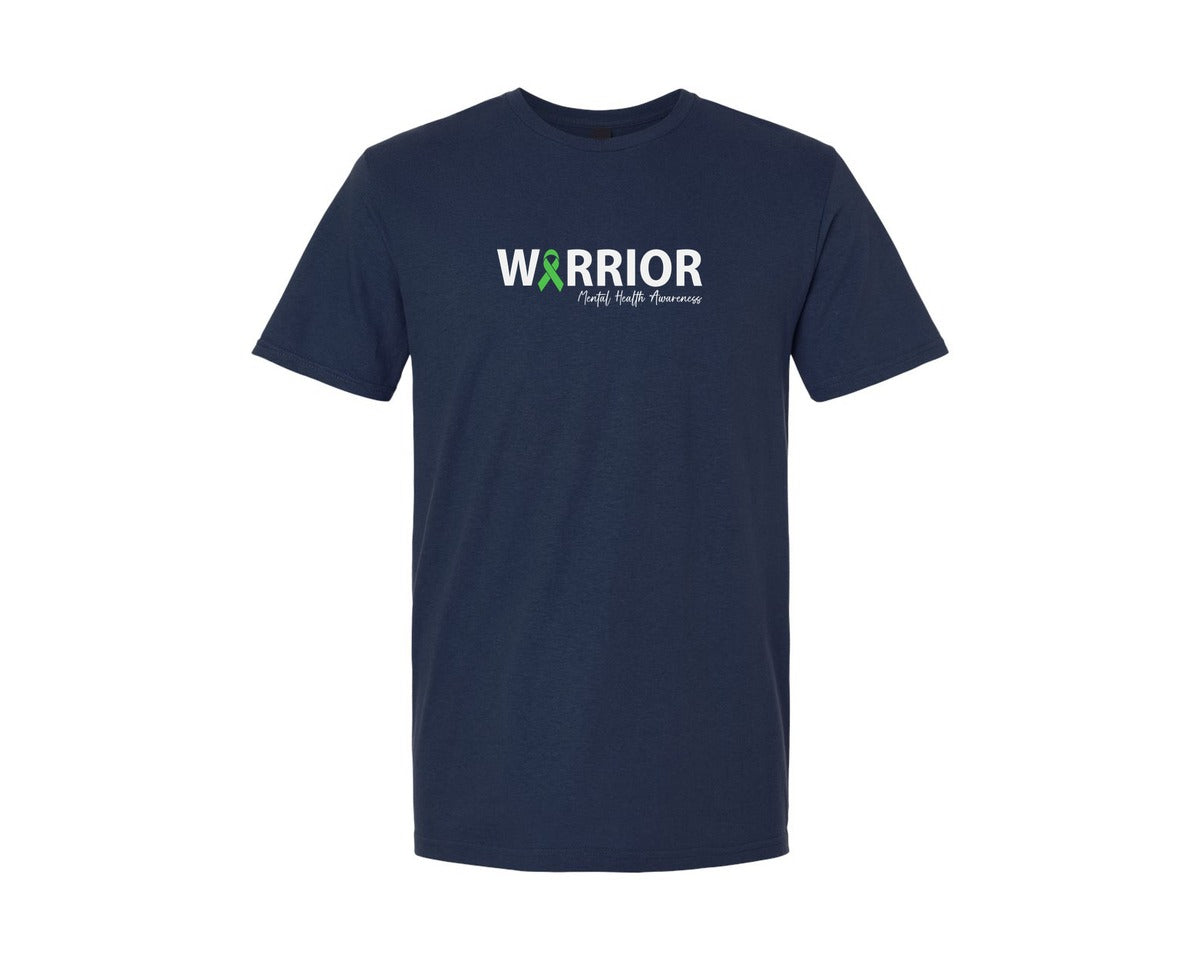 brand:Generic|color:Navy|Mental Health Awareness Green Ribbon T S 2 Graphic T-Shirt