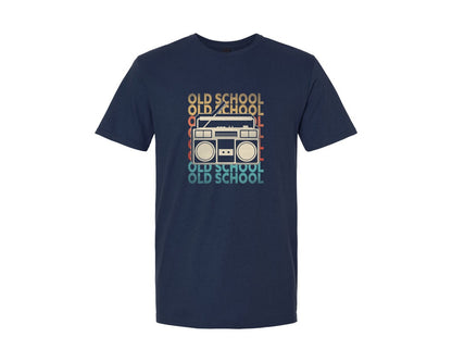 brand:Generic|color:Navy|Retro 80S 90S Old School T Shirt Design Graphic T-Shirt