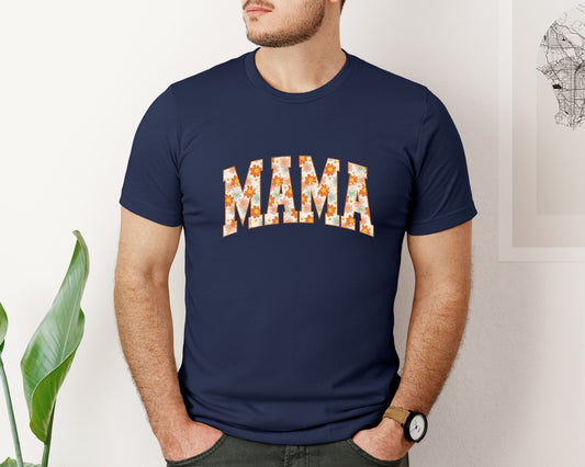 Boho Flower Diasy Mama Mama Floral Graphic T-Shirt
