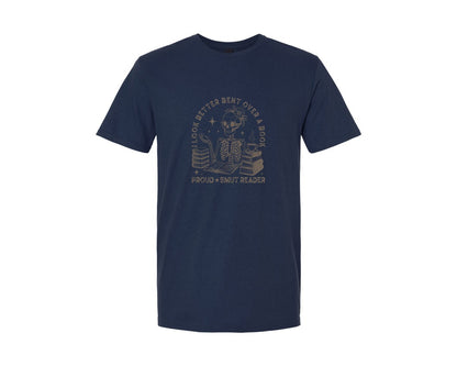 brand:Generic|color:Navy|Romance Smut Book Bent Over Graphic T-Shirt