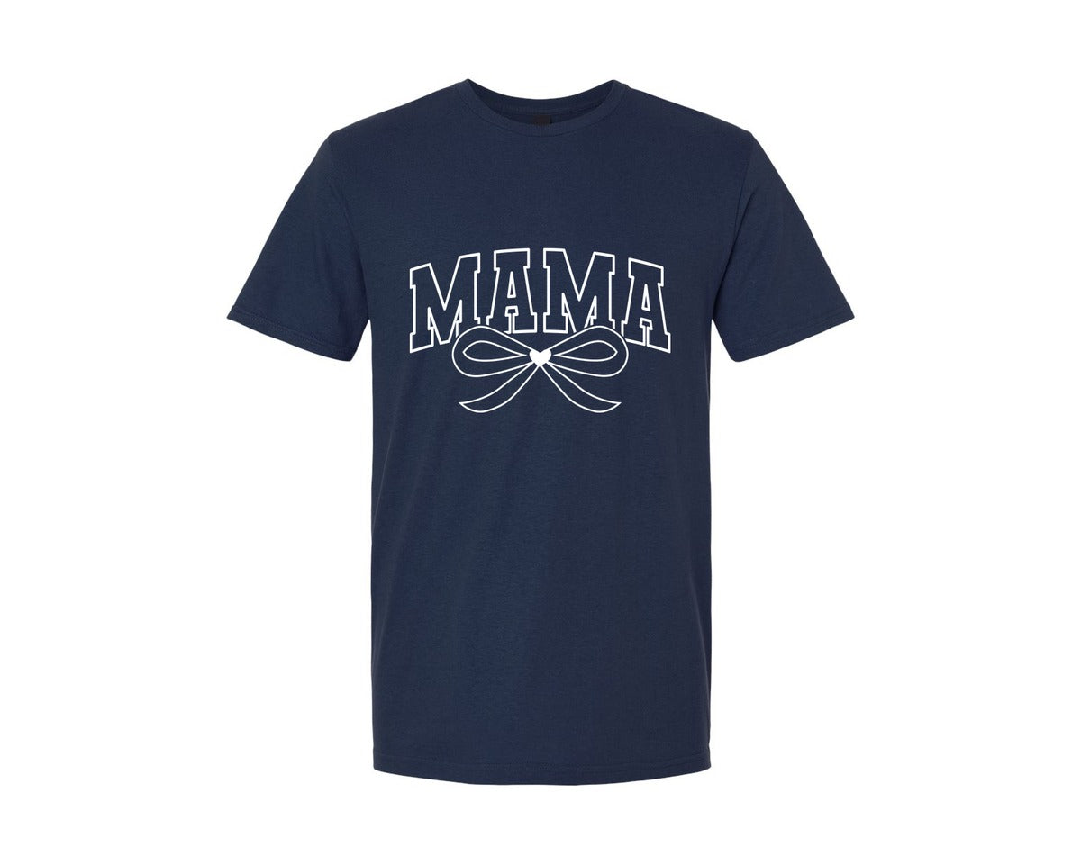 brand:Generic|color:Navy|Mama Lightning Bolt Mama 7 Graphic T-Shirt