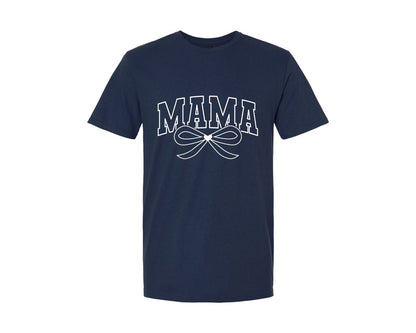 brand:Generic|color:Navy|Mama Lightning Bolt Mama 7 Graphic T-Shirt