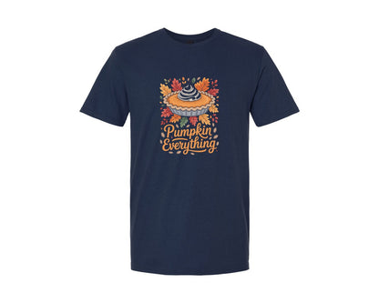 brand:Generic|color:Navy|Pumpkin Everything Autumn Turkey T Shirt Graphic T-Shirt