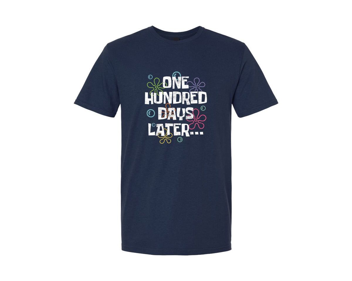brand:Generic|color:Navy|One Hundred Days Later School Graphic T-Shirt