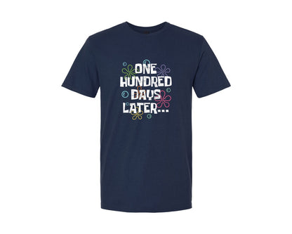 brand:Generic|color:Navy|One Hundred Days Later School Graphic T-Shirt