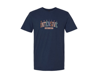 brand:Generic|color:Navy|Medical Intensive Care Unit Micu Nurse Graphic T-Shirt