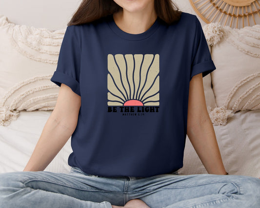 Be The Light Mathew 514 Bible Graphic T-Shirt