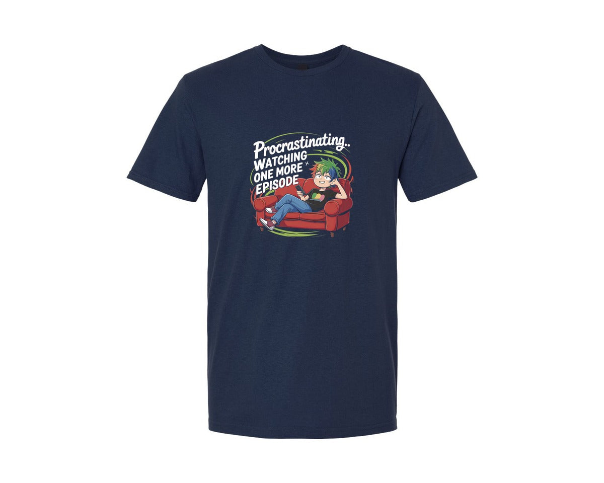 brand:Generic|color:Navy|Anime Is Life The Rest Is Just Filler 2 Graphic T-Shirt