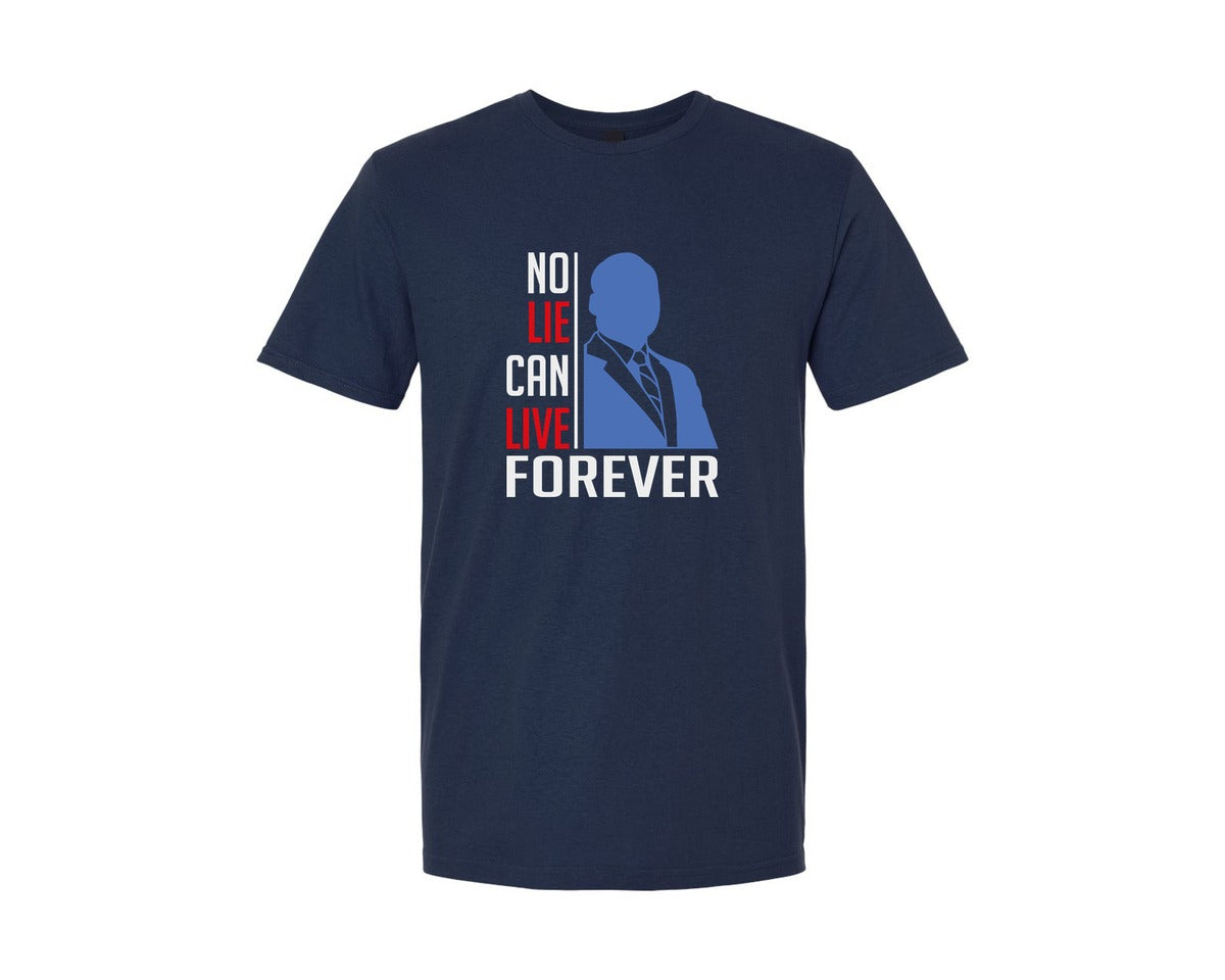 brand:Generic|color:Navy|No Lie Can Live Forever Mlk Day 8 Graphic T-Shirt