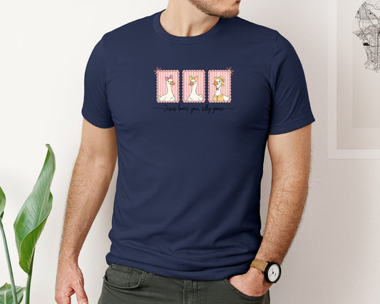 Jesus Loves You Silly Goose Graphic T-Shirt