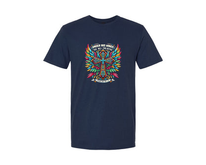 brand:Generic|color:Navy|Jesus Quotes Western Graphic T-Shirt