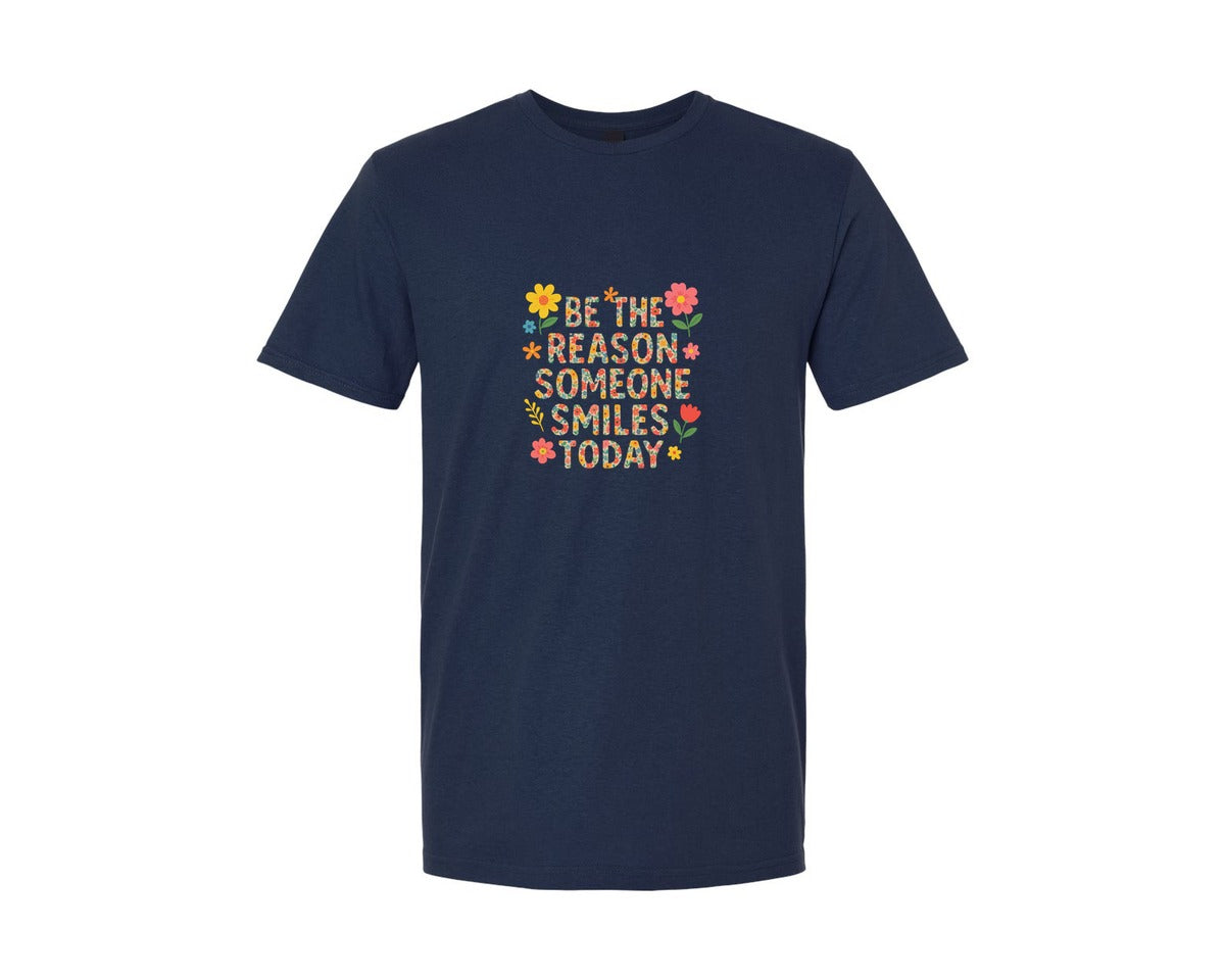 brand:Generic|color:Navy|Be The Reason Inspirational Graphic T-Shirt