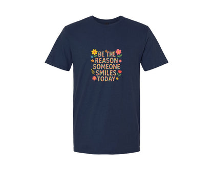 brand:Generic|color:Navy|Be The Reason Inspirational Graphic T-Shirt
