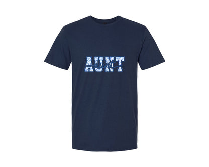 brand:Generic|color:Navy|Coquette Bow Aunt Chinoiserie Graphic T-Shirt