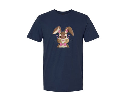 brand:Generic|color:Navy|Retro Easter Bunny 9 Graphic T-Shirt