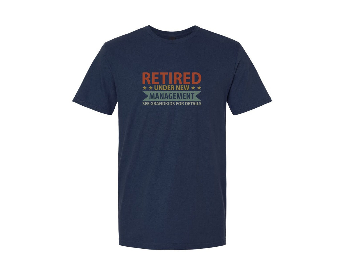 brand:Generic|color:Navy|Mens Fathers Day Retired Grandpa Shirts Graphic T-Shirt