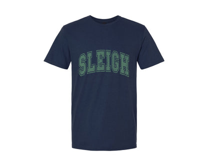 brand:Generic|color:Navy|Funny Christmas Shirt Sleigh Graphic T-Shirt